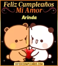 GIF Feliz Cumpleaños mi Amor Arinda